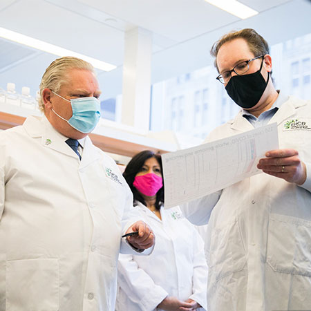 Doug Ford vists OICR